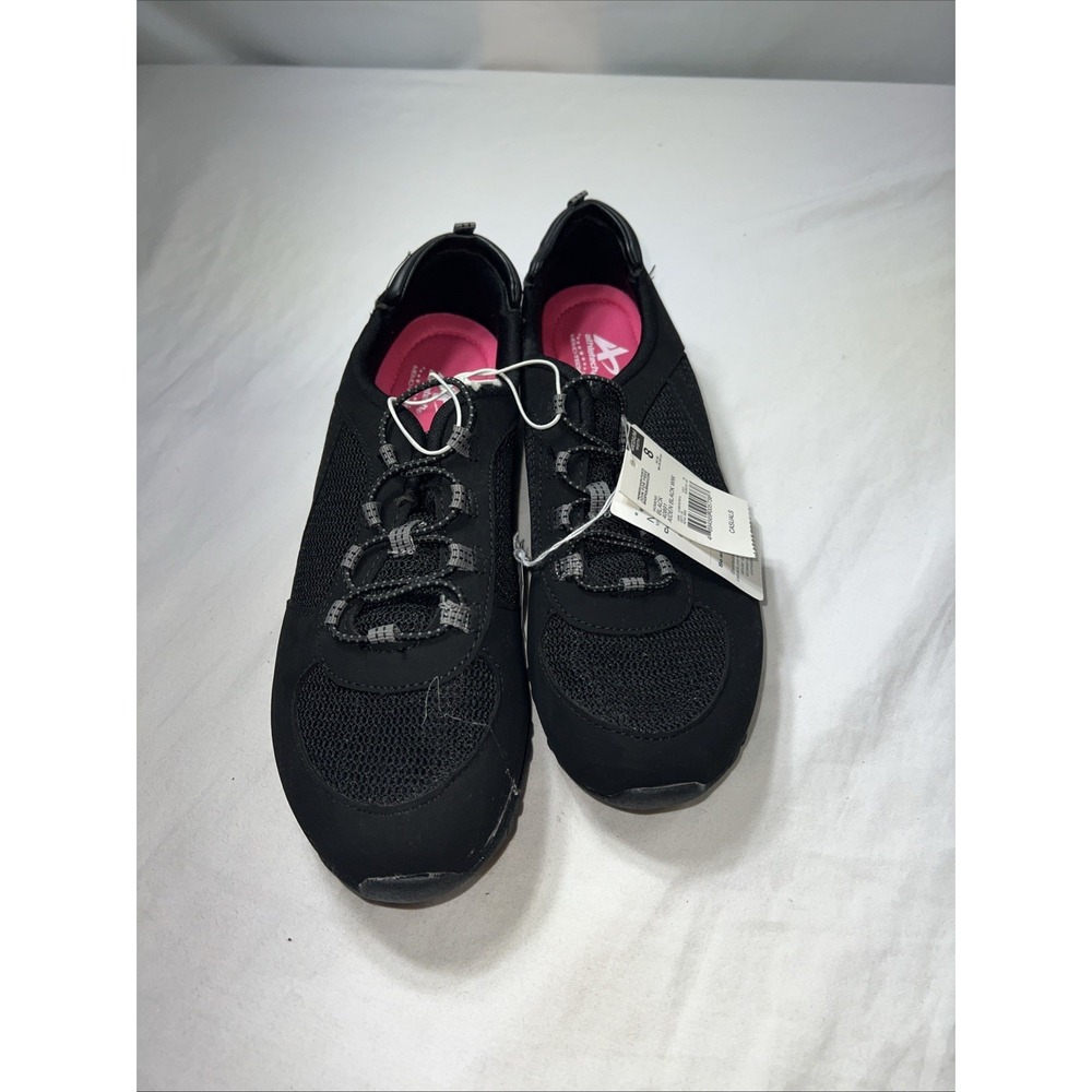 Athletech Aiden women's black slip-on sneakers women's size 8
